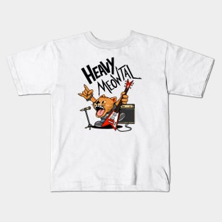 Heavy Meowtal Kids T-Shirt